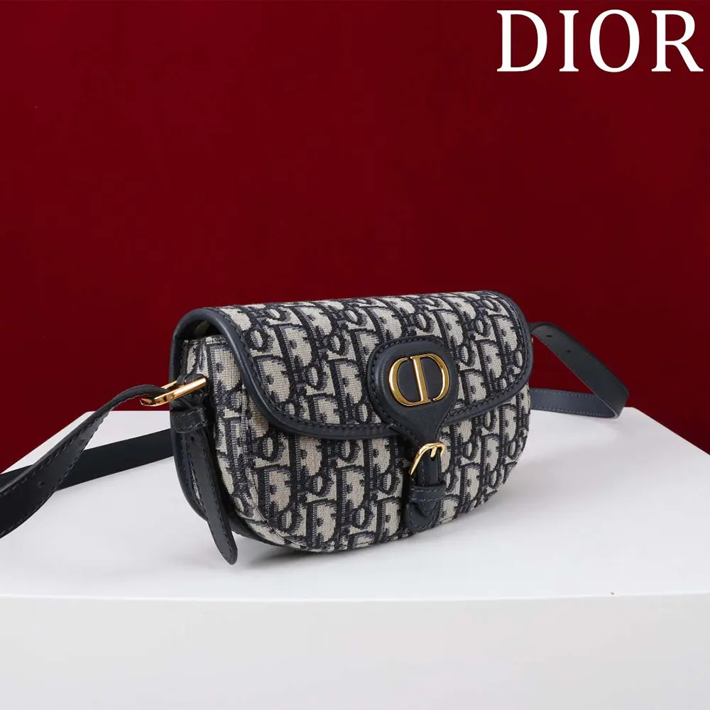 Dior Women Bobby East-West Bag Blue Dior Oblique Jacquard M9335UTZQ