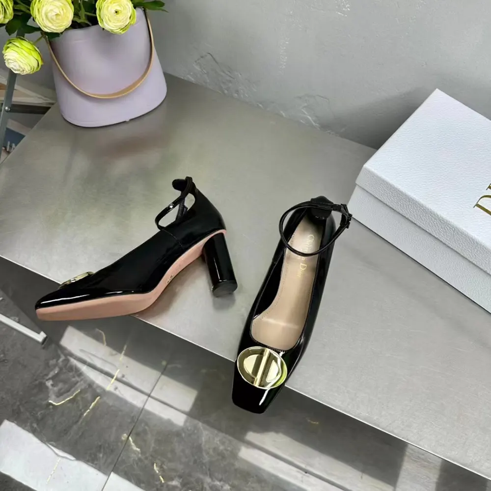 Dior Women CD Forever Dior Pump Black Patent Calfskin