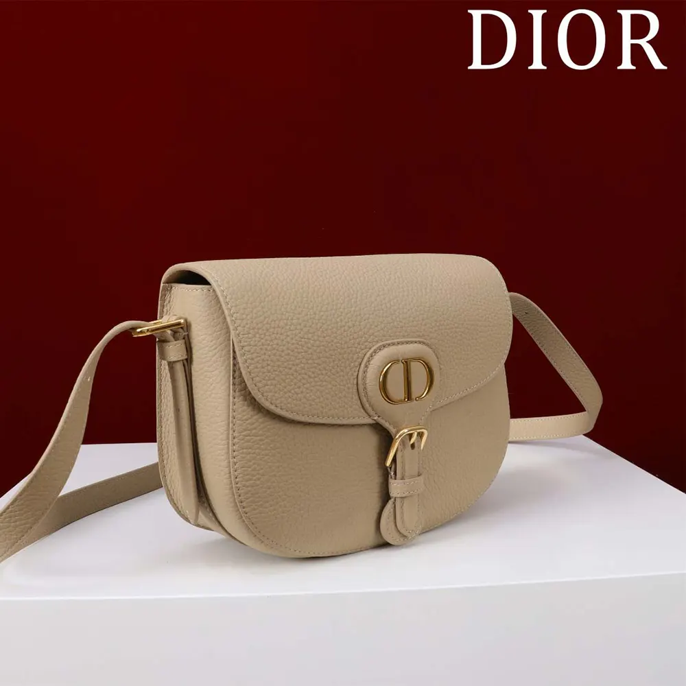 Dior Women Medium Dior Bobby Bag Biscuit Grained Calfskin M9337USKU