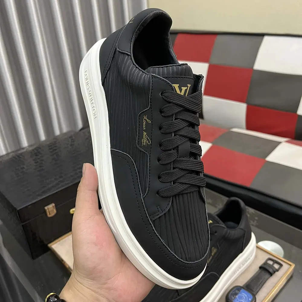 Louis Vuitton Men Beverly Hills Sneaker-Black 1AD9U0