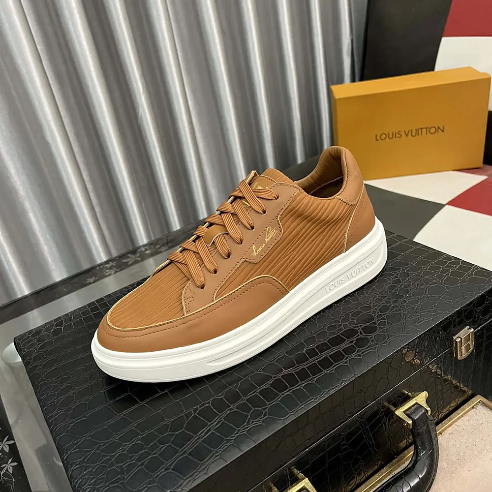 Louis Vuitton Men Beverly Hills Sneaker-Moka Brown 1AD9UI