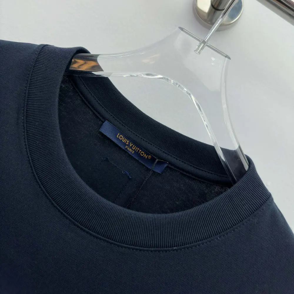 Louis Vuitton Men LV Vers Embellished Short-Sleeved T-Shirt 1AGHXO