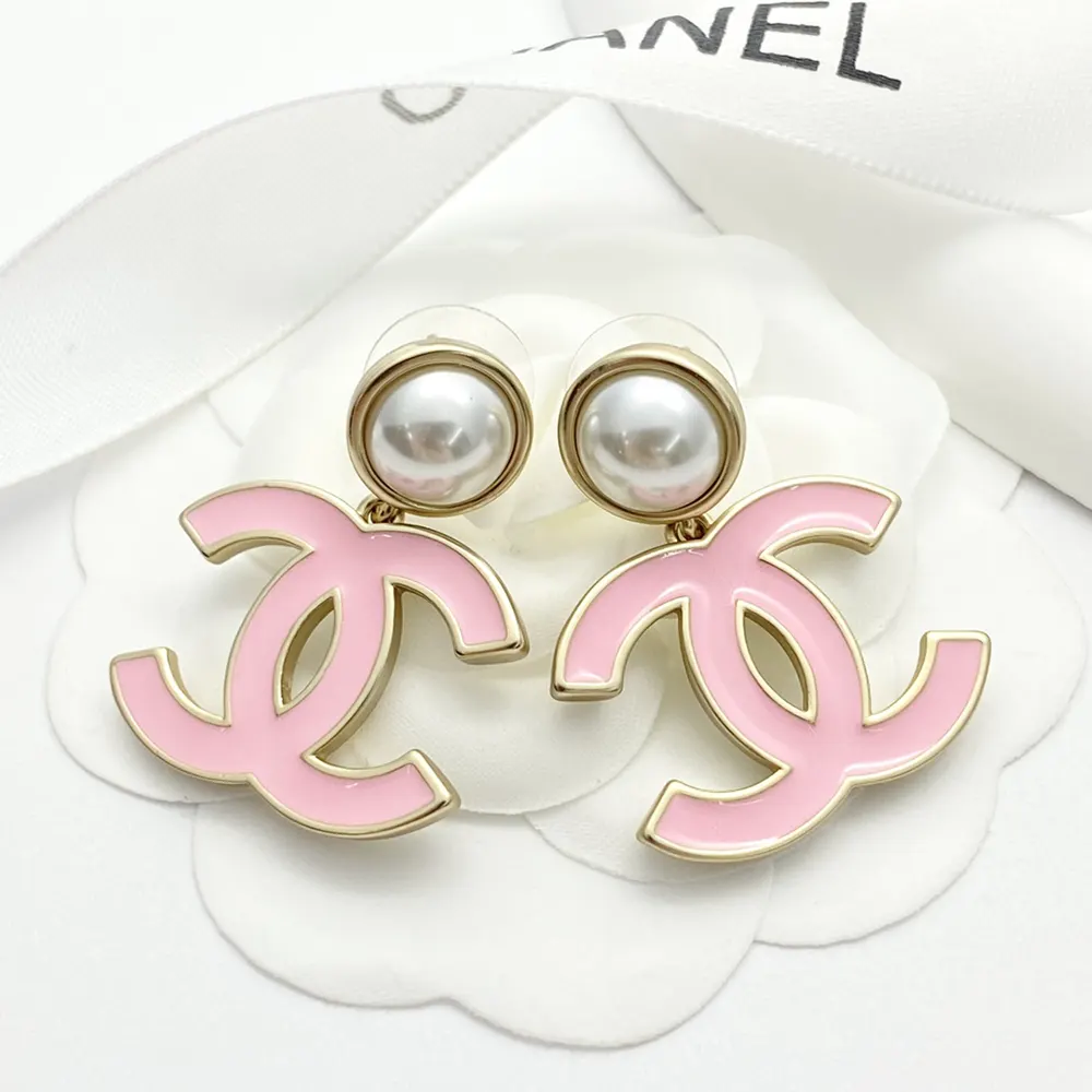 Chanel Women Pendant Earrings Metal Resin ABF397B19975