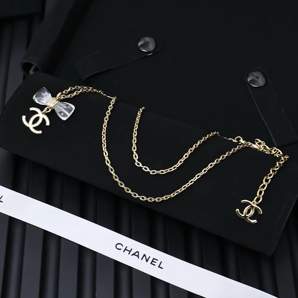 Chanel Women Pendant Necklace Metal Resin ABF546B19997
