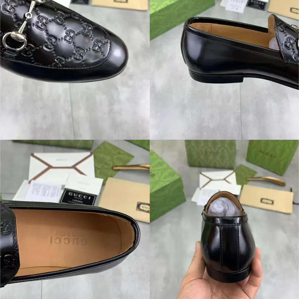 Gucci Men Loafer with Horsebit-Black 798997AAD7E1000