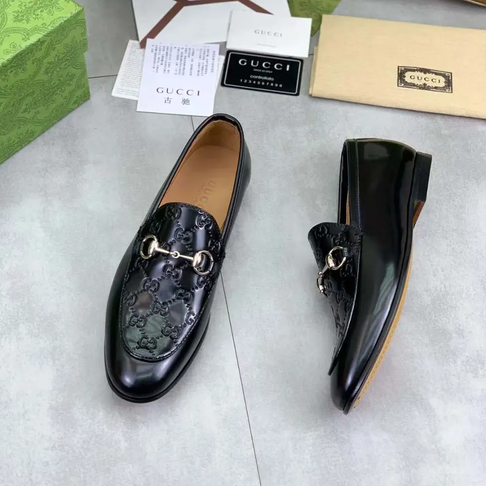 Gucci Men Loafer with Horsebit-Black 798997AAD7E1000