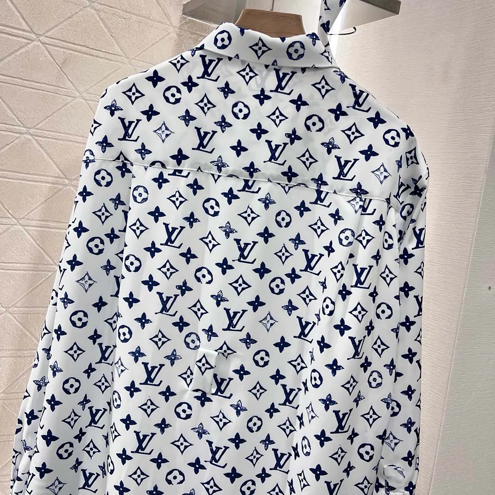 Louis Vuitton LV Women Aquarelle Monogram Shirt Dress 1AHGUO